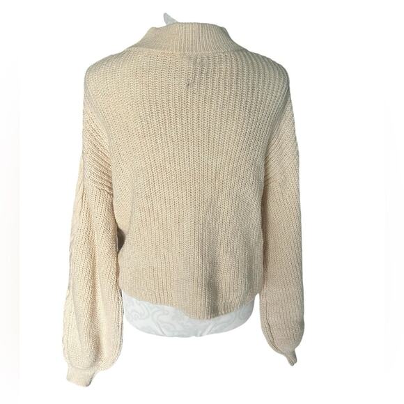 BP cable knit sweater mock neck size XS new - Picture 2 of 7